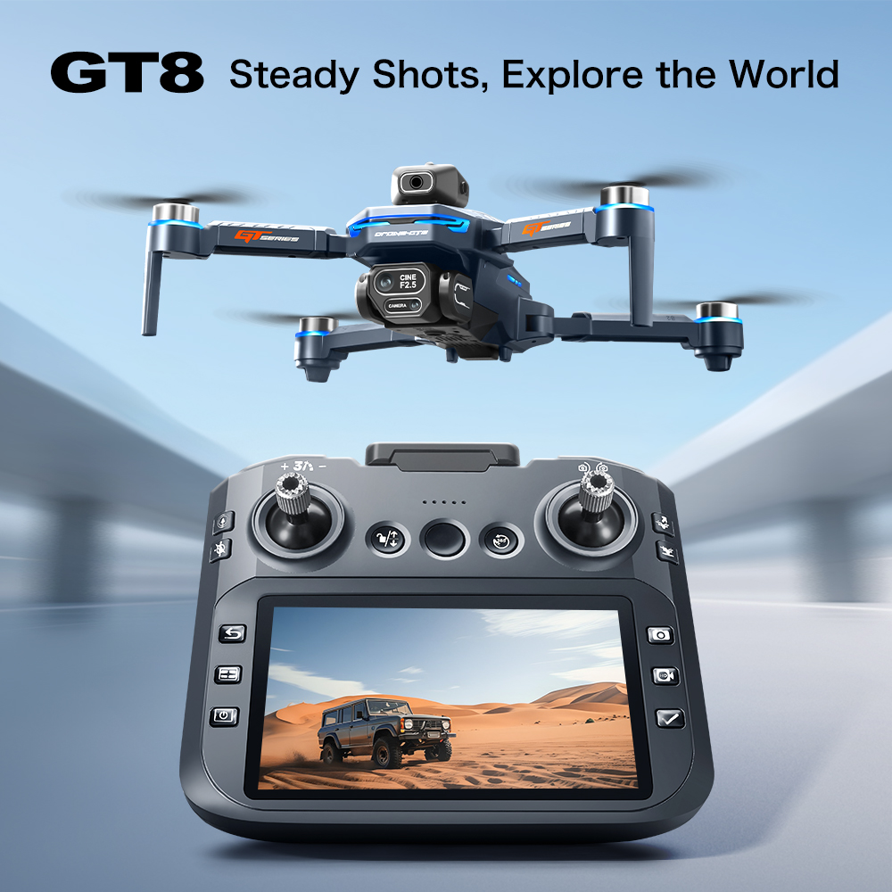 Drone Dobrável GT8 Max com Câm - Drone Kit With Camera avaliação e preço
